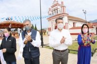 Inaugura Rutilio Escandón mejoramiento imagen urbana del Barrio de Mexicanos, en San Cristóbal de Las Casas
