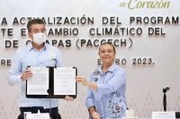 Encabeza Rutilio Escandón actualización del Programa de Acción ante el Cambio Climático del Estado de Chiapas