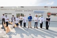 Rutilio Escandón inaugura la reconversión del Centro de Salud de Cardona, Juárez