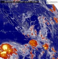 La Onda Tropical No. 10 ocasionará lluvias muy fuertes en Puebla, Veracruz, Oaxaca y Chiapas