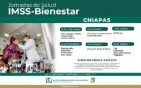 Prepara IMSS Chiapas Jornada de Salud en 15 municipios del estado