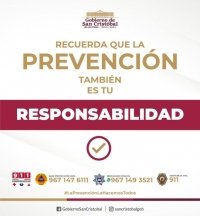 Ante la presencia de lluvias, la prevención es responsabilidad de todos y todas: Ayuntamiento de San Cristóbal de Las Casas