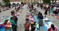 Vendedores ambulantes se apoderan de la Plaza Catedral de San Cristóbal