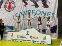 Taekwondoines chiapanecos consiguen 14 preseas en la IX Campeonato Nacional “Copa Jidokwan 2023” en Aguascalientes