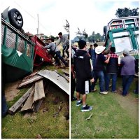 Fuerte accidente automovilístico dejó un lesionado en Mitzitón