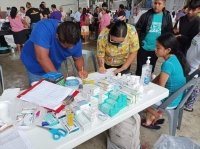 Llevan a cabo operativo de salud para atender a población damnificada de Pichucalco 