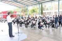 Inaugura Rutilio Escandón infraestructura educativa en el Cecyte Chiapas de San Fernando