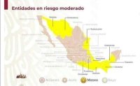 Pasan a semáforo epidemiológico amarillo 10 estados de la República