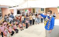 Rutilio Escandón inaugura infraestructura en el Jardín de Niños Daniel Robles Sasso, en Chicoasén