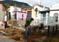 Continúa campaña de limpieza al interior del Panteón Municipal de San Cristóbal de Las Casas