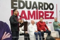 Eduardo Ramírez sostiene encuentros por la unidad en Chiapas