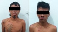 Detienen a dos presuntos narcomenudistas en Frontera Corozal