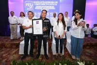 PES inviste como su candidato al gobierno de Chiapas a Eduardo Ramírez