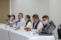 Encabezan Ayuntamiento de San Cristóbal y Distrito de Salud II presentación de plan de contención del daño por COVID-19