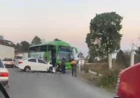 Accidente de tránsito dejó daños materiales en San Cristóbal
