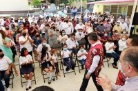 Rutilio Escandón inaugura infraestructura digna en escuela de Nuevo Zinacantán, en Chiapa de Corzo 