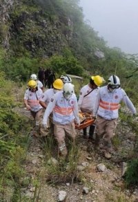 Dirección de Protección Civil de SCLC recupera cuerpo en el puente San Cristóbal