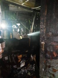Se incendia casa en la zona Poniente San Cristóbal    