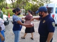 SSyPC instala filtro sanitario para evitar el contagio y la propagación de COVID-19 en Chiapas