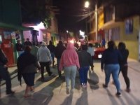Vecinos de barrio Los Pinos de SCLC, se unen contra la delincuencia 