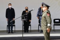 Asiste Rutilio Escandón a toma de posesión del nuevo comandante de la 31 Zona Militar