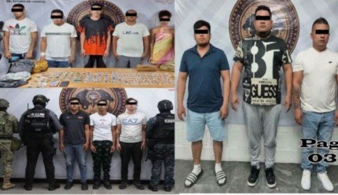 FGE y SSP desmantelan banda dedicada a la extorsión “gota a gota” en Tuxtla