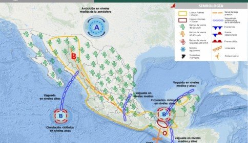 Onda Tropical 22 y canales de baja presión provocarán lluvias intensas en Chiapas