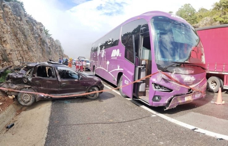 Dos personas sin vida el saldo de un accidente del tramo de cuota San Crist&oacute;bal-Tuxtla