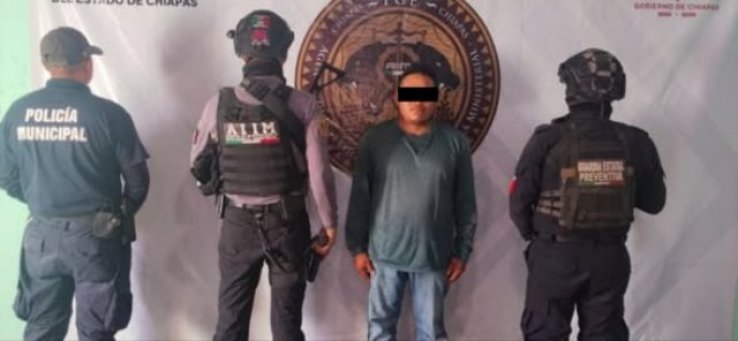 Detienen en flagrancia a presunto responsable de ecocidio y da&ntilde;os, en Villa Corzo