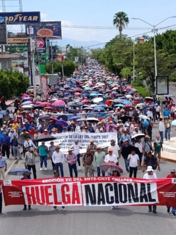 Movilizaciones de la CNTE afectan al transporte p&uacute;blico