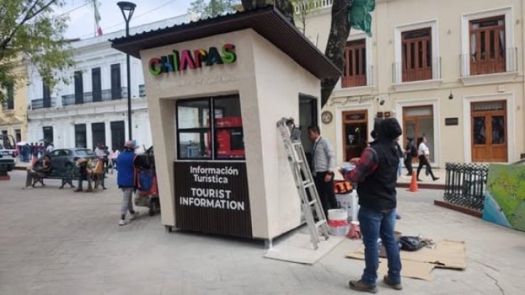 INAH supervisa construcci&oacute;n de m&oacute;dulo tur&iacute;stico en San Crist&oacute;bal de Las Casas, Chiapas
