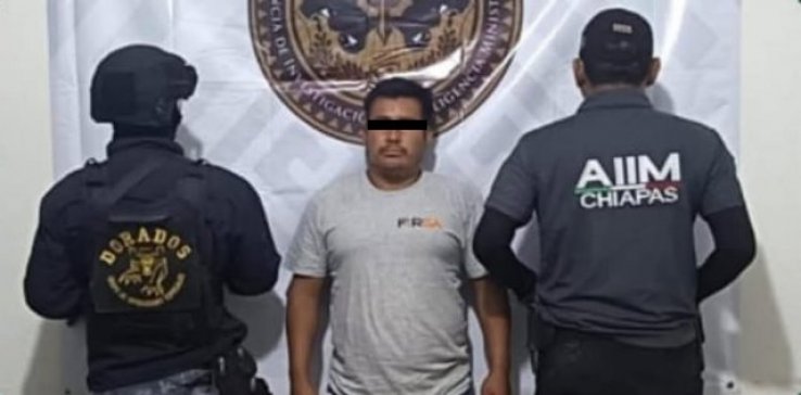 Aprehenden a presunto implicado en el delito de homicidio calificado, en Las Margaritas