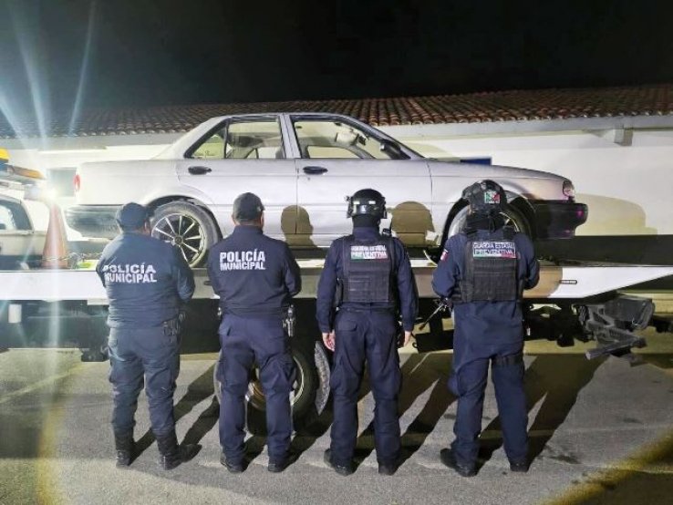 Localizan veh&iacute;culo abandonado con impactos de arma de fuego en San Crist&oacute;bal