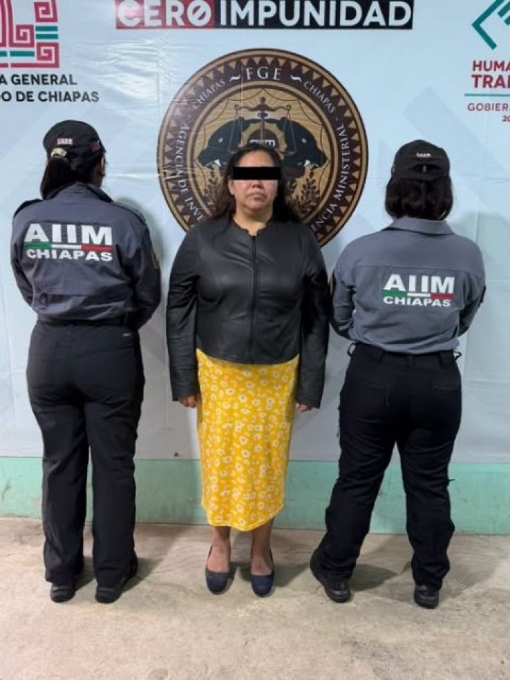 En San Crist&oacute;bal, FGE y SSP aprehenden a presunta responsable del delito de despojo agravado