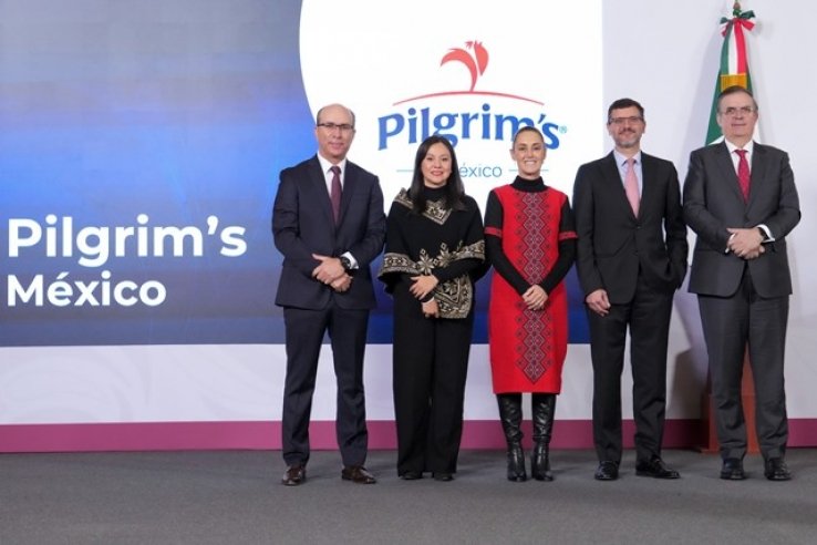 Plan M&eacute;xico: Empresa Global Pilgrim&acute;s invertir&aacute; en el pa&iacute;s mil 300 millones de d&oacute;lares para 2026-2030; generar&aacute; 20 mil empleos
