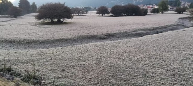 Tercera helada en San Crist&oacute;bal: descendi&oacute; hasta 2 grados bajo cero