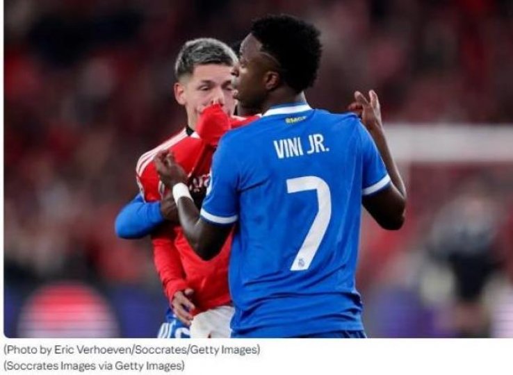 En el partido de la Champions.- "Los racistas son, ante todo, cobardes", asegura Vin&iacute;cius en alusi&oacute;n a Prestianni