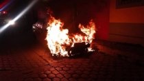 Se incendia veh&iacute;culo en San Crist&oacute;bal