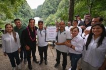 En Palenque, Eduardo Ram&iacute;rez encabeza Declaratoria de Reserva Natural Comunitaria Cascada El Salto