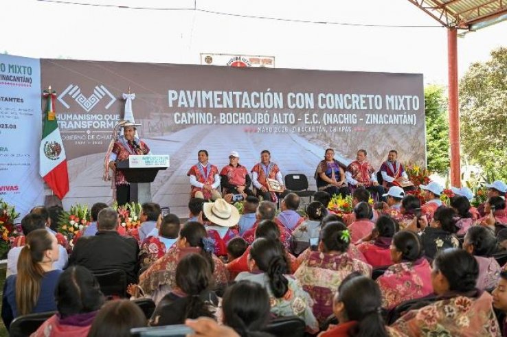 Eduardo Ram&iacute;rez lleva infraestructura vial y educativa a comunidades de Zinacant&aacute;n