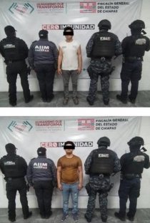 Aprehenden a presuntos responsables de homicidio calificado