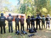 En operativo por aire y tierra, SSP detiene a tres personas en la comunidad de Ocuilapa en Ocozocoautla de Espinosa