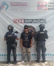 Detiene FGE a l&iacute;der criminal de la pandilla Barrio 18 con &oacute;rdenes de captura en El Salvador