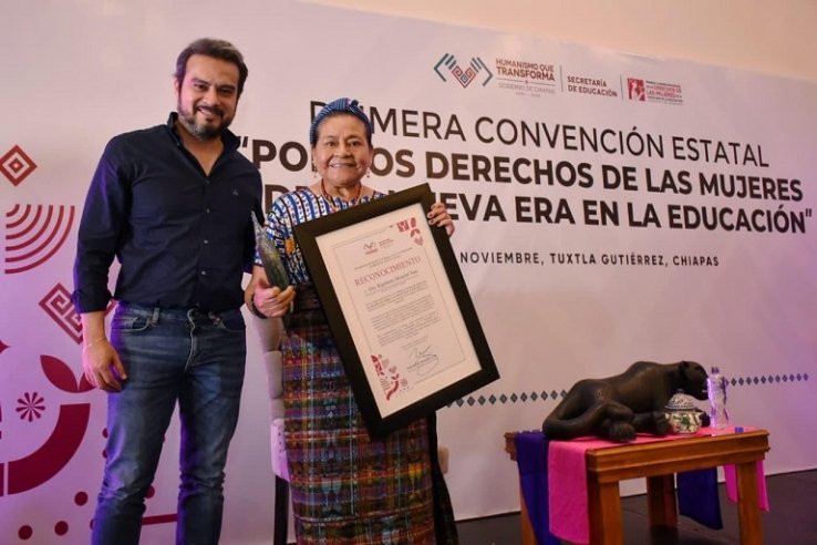 La voz de Rigoberta Mench&uacute; impulsa la Nueva ERA de la educaci&oacute;n