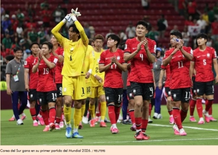 Corea pelear&aacute; liderato con M&eacute;xico tras vencer a Rep&uacute;blica Checa
