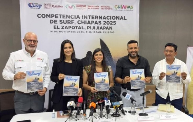 Chiapas se fortalece como destino de surf internacional