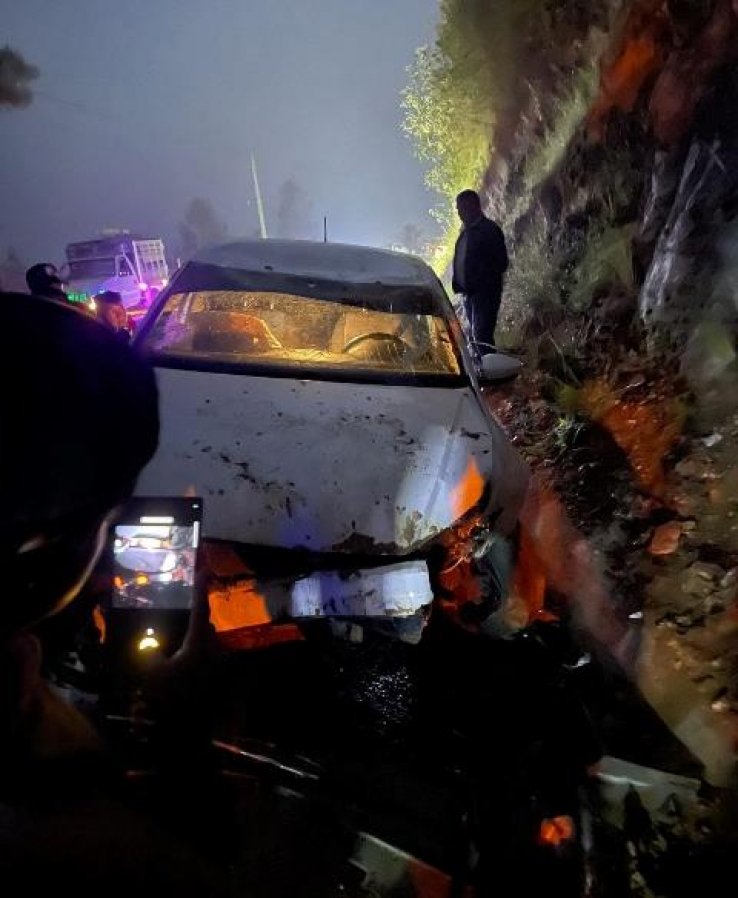 Un lesionado en accidente carretero en comunidad de San Juan Chamula