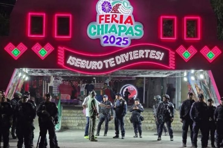 Reportan saldo blanco hasta el momento, al cumplirse el sexto d&iacute;a de la Feria Chiapas 2025