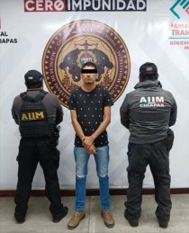 Aprehenden a presunto responsable de pederastia agravada, en Chiapa de Corzo