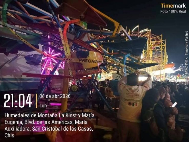 Refuerzan acciones preventivas y de verificaci&oacute;n en juegos mec&aacute;nicos en San Crist&oacute;bal